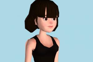 Girl Lowpoly Girl Lowpoly-2